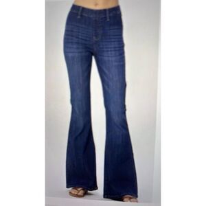 Judy Blue Pull On Flare High Rise Dark Wash Jeans JB88276 Size 7/28